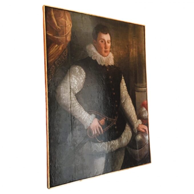 Circle of ALESSANDRO ALLORI | Portrait Of a Young Man Wearing A Ruff Wall Art