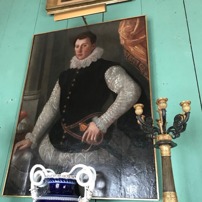 Circle of ALESSANDRO ALLORI | Portrait Of a Young Man Wearing A Ruff Wall Art - Image 3