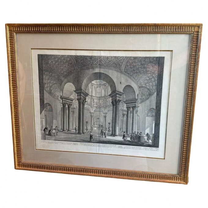 Early Giovanni Battista Piranesi Veduti Di Roma Costanza Wall Decor Antique