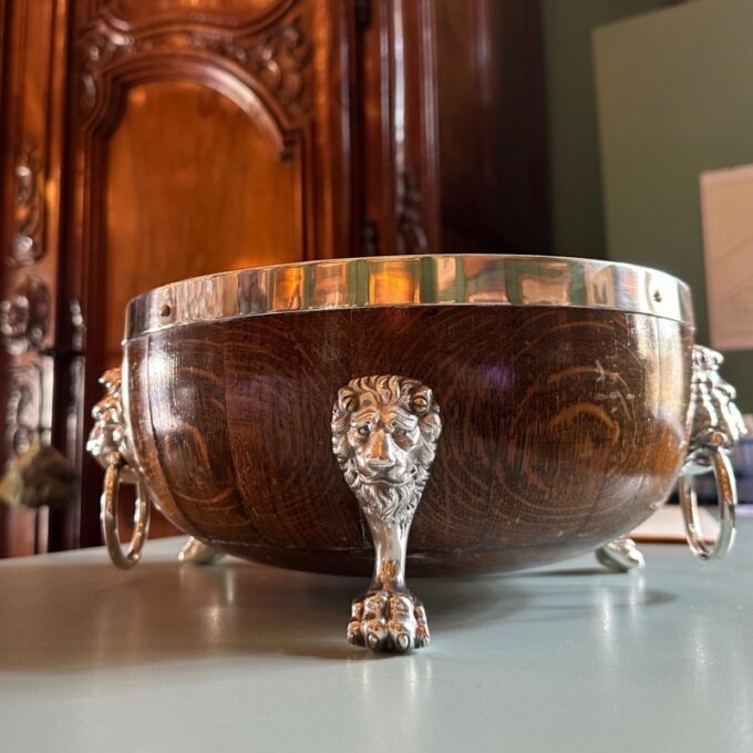 Country House Chip and Dip Barware Bowl Bread basket Rustic Center piece Antique - Image 2