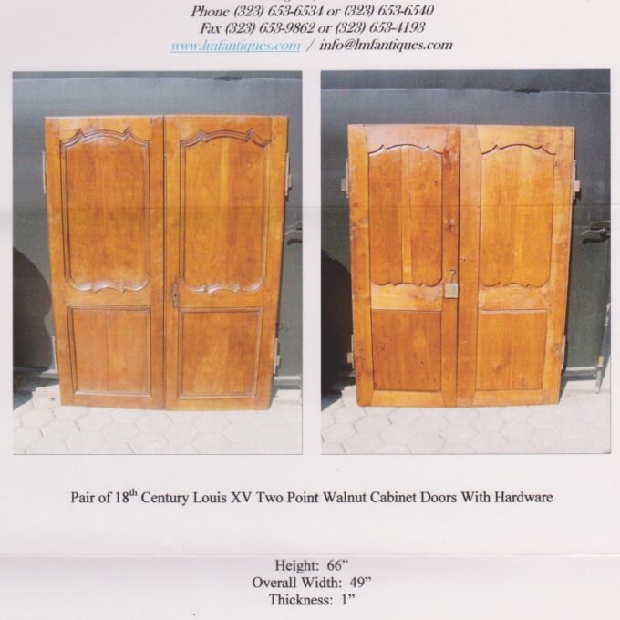 Pair 18th C. Louis XV Doors - Image 3