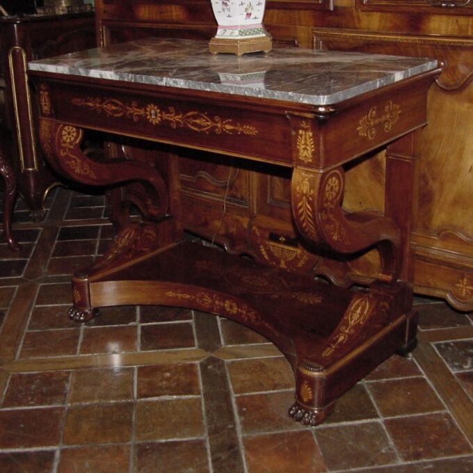 Charles X Console Mid 19th C.