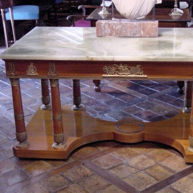 Rare Charles X Onyx Table - Image 2