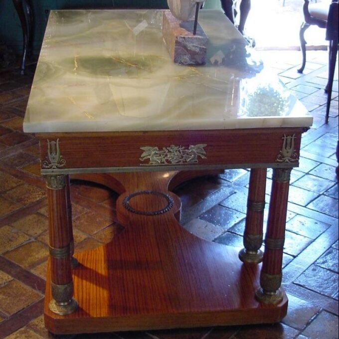 Rare Charles X Onyx Table - Image 3