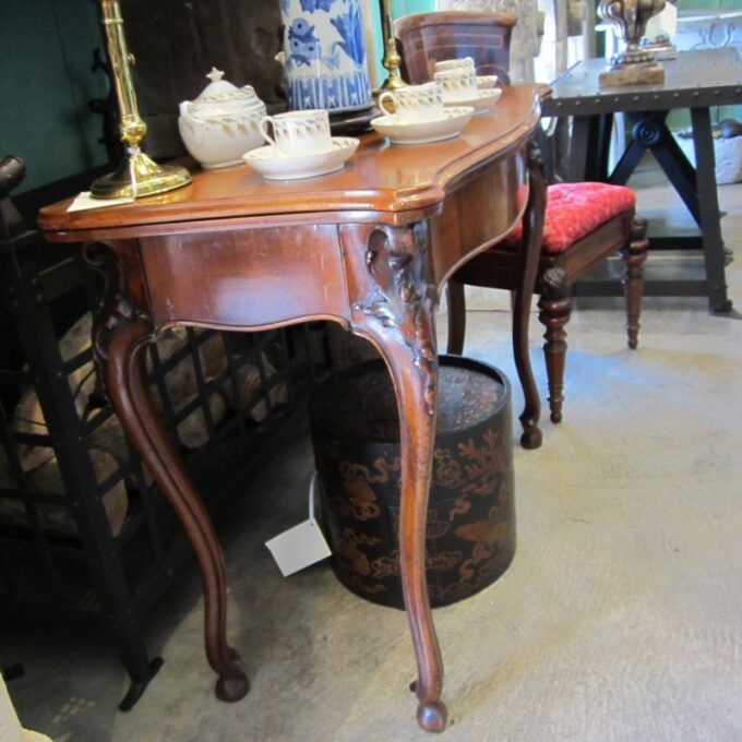 19th C. German Rococo Game Table - Image 3