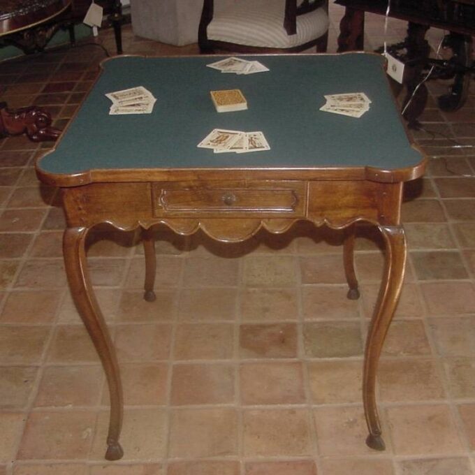 18th Century Walnut Game Table
