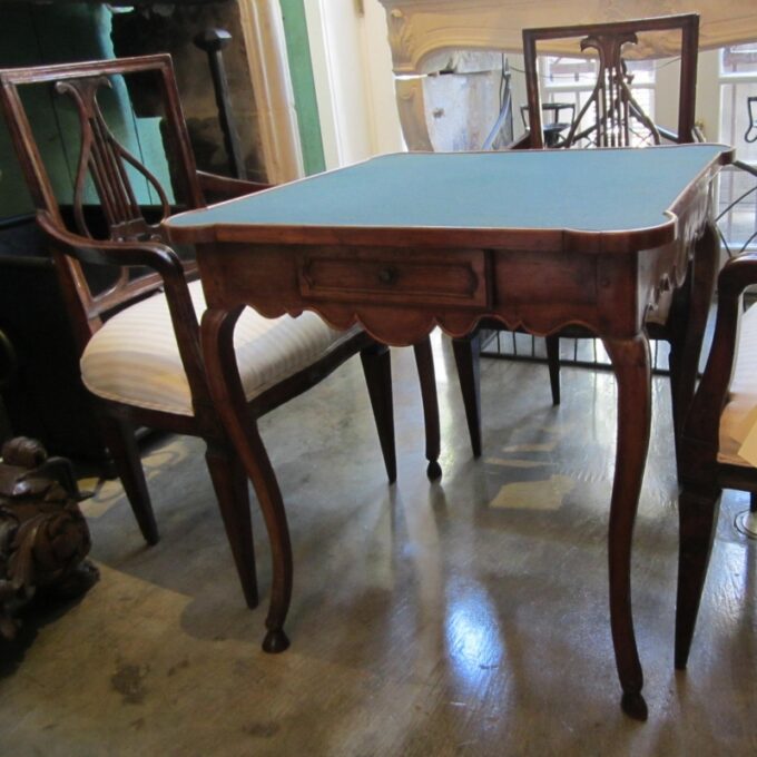18th Century Walnut Game Table - Image 2