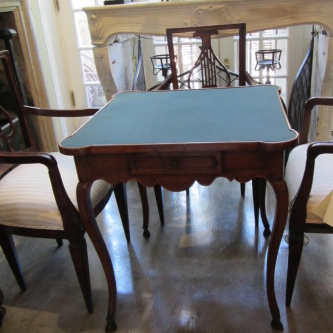 18th Century Walnut Game Table - Image 3