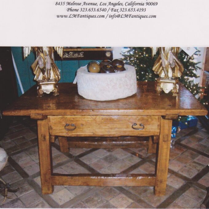 18th Century Spanish Baroque Table - Image 2