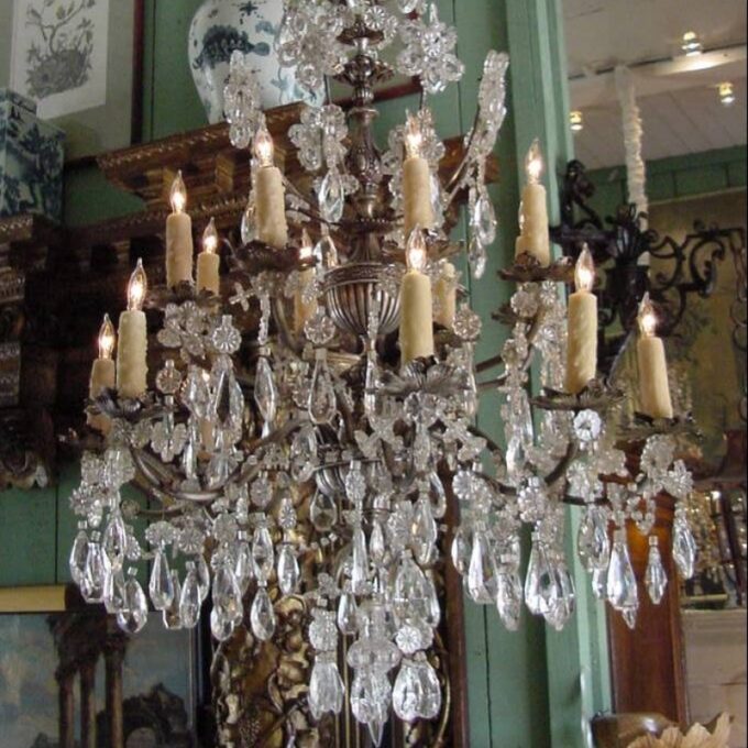 Good Pair 18th century Italian Chandeliers