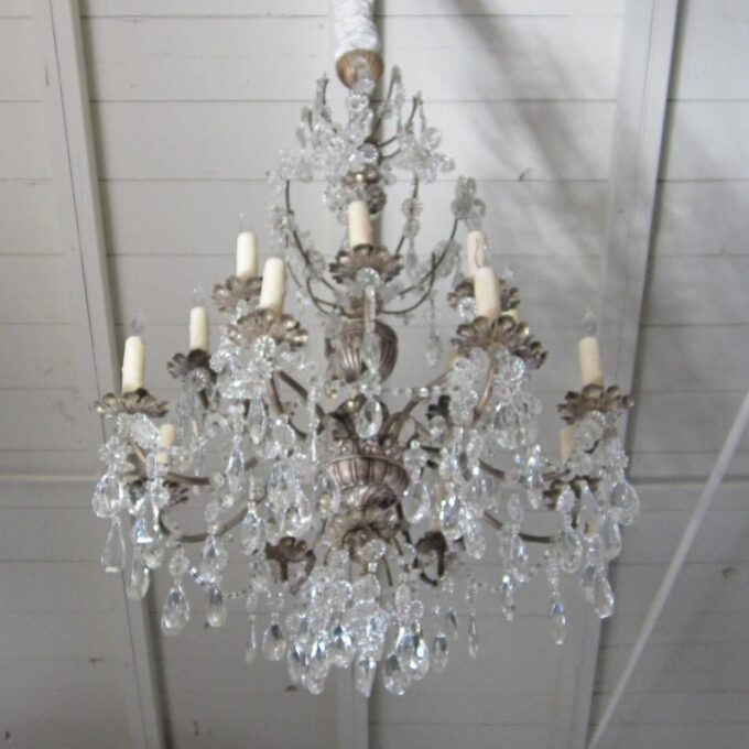 Good Pair 18th century Italian Chandeliers - Image 5