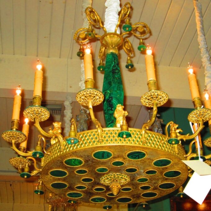 Very Rare 19th C. Russian Chandelier