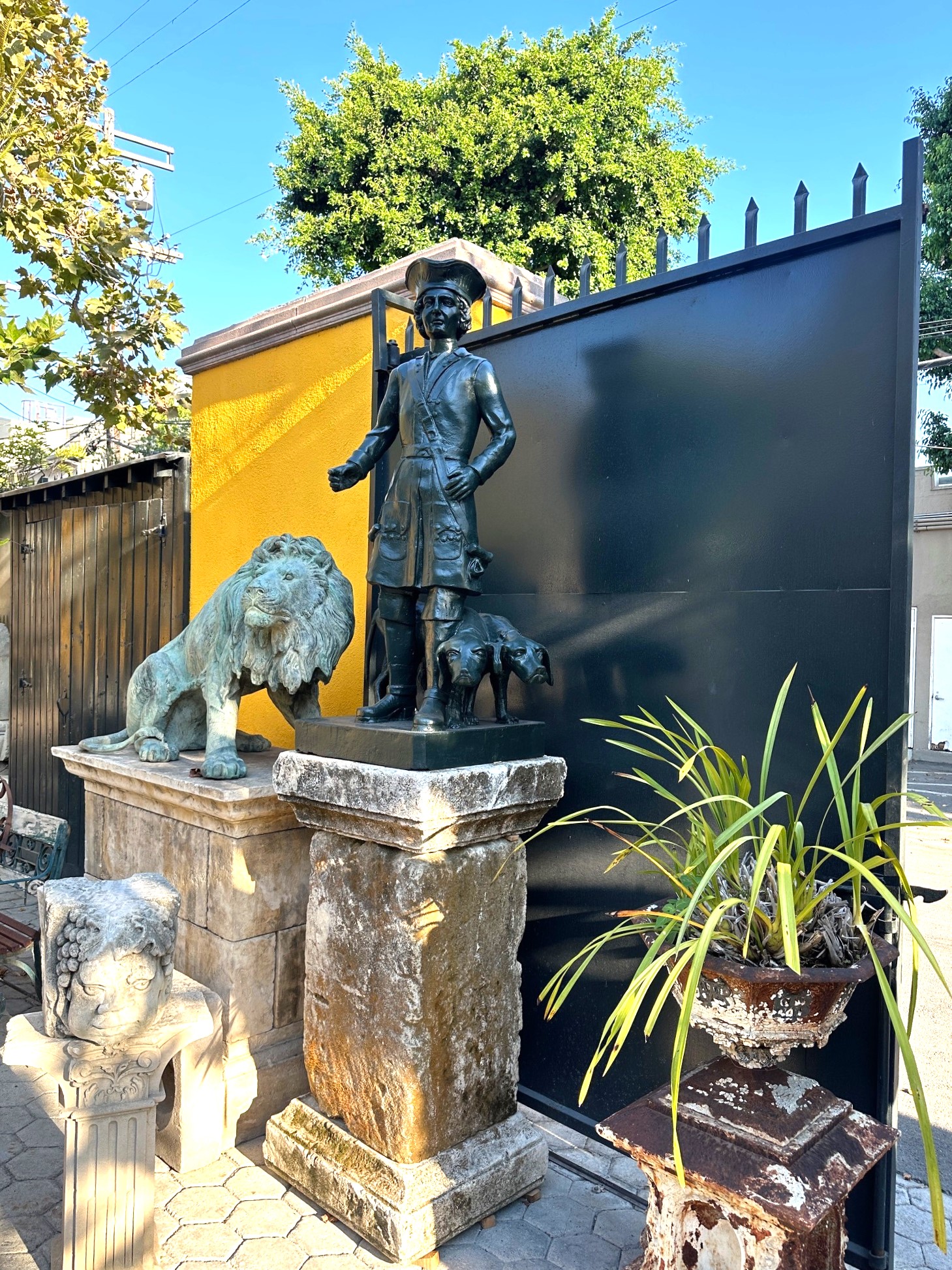 Late 18th early 19th Century Large Stone Pedestals (Copy)