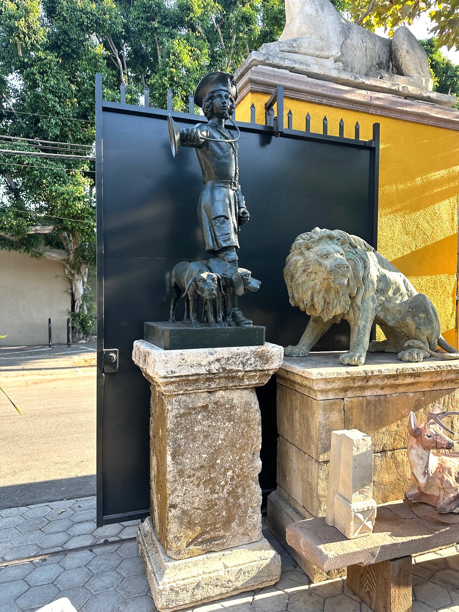 Late 18th early 19th Century Large Stone Pedestals (Copy)
